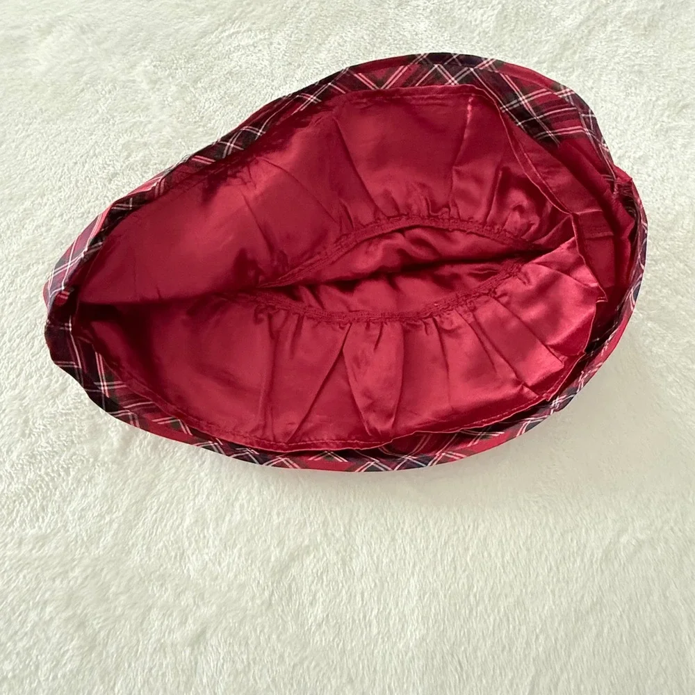 Gymboree Girls Plaid Ruffle Skirt Red Holiday Tartan Bow‎ Size 5T